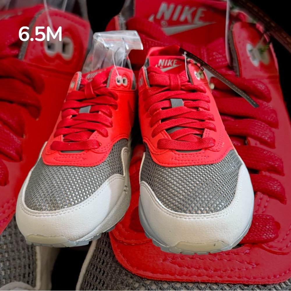 •DS• NIKE AIR MAX 1 CLOT KISS OF DEATH SOLAR RED - SIZE 6.5M (8W)